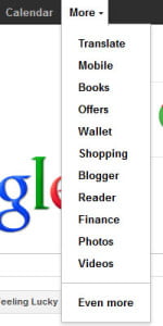 Google Search - More Box